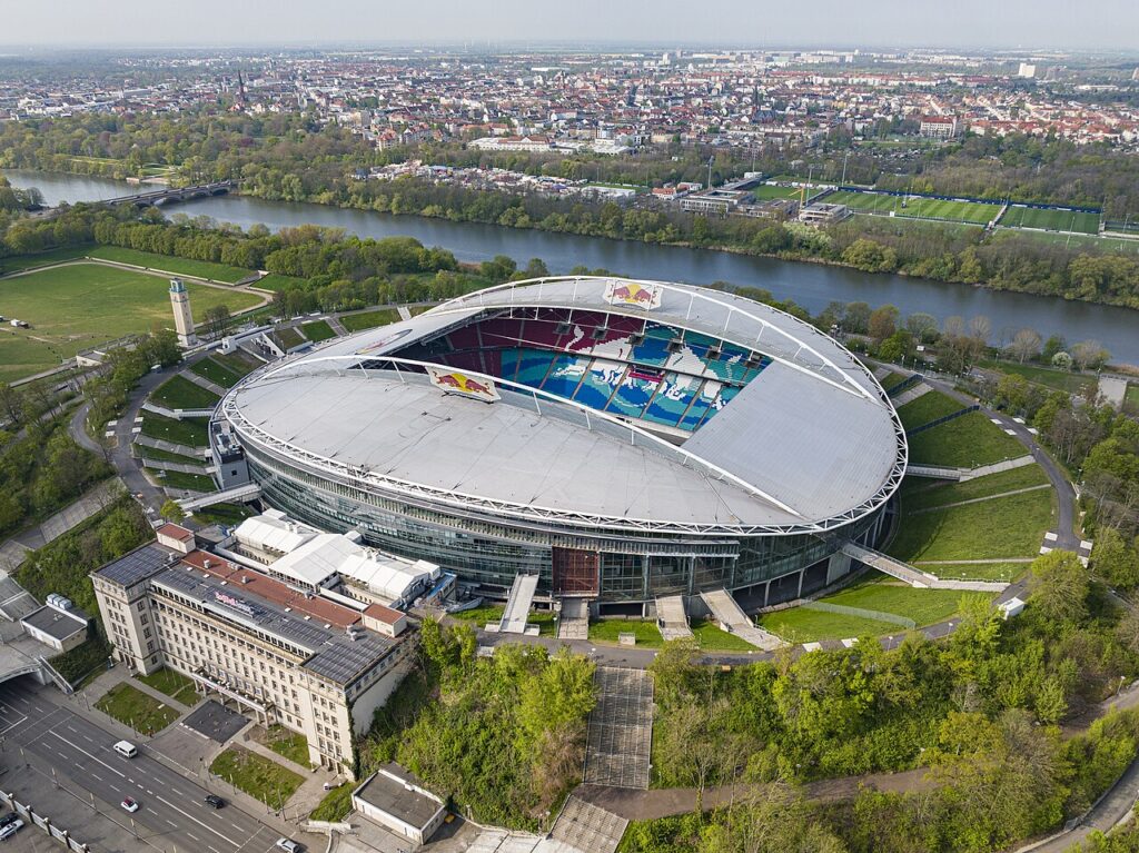 Red Bull Arena Leipzig, venue of the 2026 UEFA Europa Conference League Final